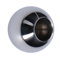 Guľa koncová ø 25 mm na trubku ø 12 mm, leštená AISI 304