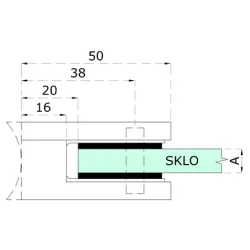 Gumičky na sklo 8,76 mm