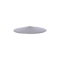 Strieška plechová, ø48mm, 1,2mm guľatá