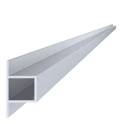 T profil uzavretý 40x35x75mm, L-6000mm, bez povrchovej úpravy