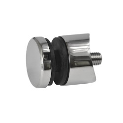 Svorka bodová, na ø 42,4 mm, sklo 6 - 12 mm, AISI 304