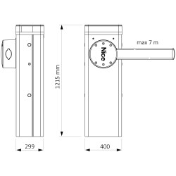 M7BAR KIT automatická závora do 6m