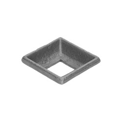 Krytka, 80x80x23mm, diera:31x31mm, odliatok