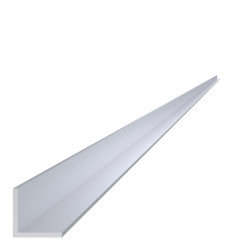L profil 20x20x2mm, L-6000mm, hliník bez povrchovej úpravy