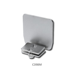 Záslepka pre C profil KVN gate systems 98x98x4mm, pozinkovaná