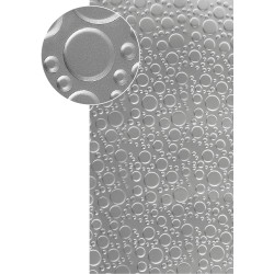 Plech  pozinkovaný, 2000x1000x1,2mm - KRUHY, 3D vzor