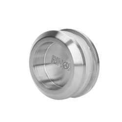Madlo na dvere ø 58 mm, sklo 8 - 12 mm, brúsená AISI 304