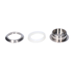 Madlo na dvere ø 58 mm, sklo 8 - 12 mm, brúsená AISI 304