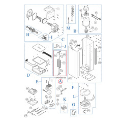 SPAMG091A00 kit pružiny pre M3BAR / M5BAR
