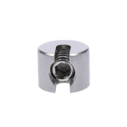 Úchyt pre lanko ø 3 - 4 mm, brúsená nerez AISI 304