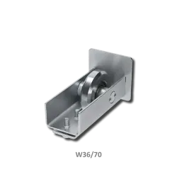 Nábehové koliesko samonosnej brány pre profil 70x70x4mm