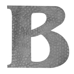 Domové písmeno B, 170x170mm, zdobené, bez povrchovej úpravy