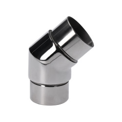 DOPREDAJ! Spojka 45° na trubku ø 42,4 mm, leštená AISI 304