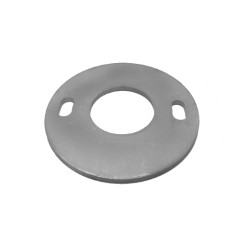 Kotviaca platňa (ø80x4mm) na trubku ø 33.7mm (otvor ø33.8mm), bez povrchovej úpravy /AISI304