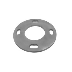 Kotviaca platňa (ø80x4mm) na trubku ø 42.4mm (otvor ø42.5mm), bez povrchovej úpravy/AISI304