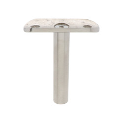 Držiak madla na trubku ø 42,4 mm, brúsená AISI 304