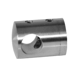 Držiak tyče ø 12 mm, plochý, brúsená nerez AISI 316