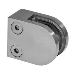 Svorka plochá, sklo 6 - 10,76 mm, brúsená nerez AISI 316