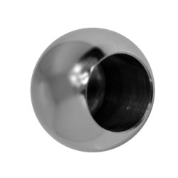 Guľa koncová ø 20 mm na trubku ø 12 mm, leštená AISI 304