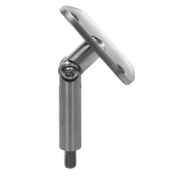 Držiak madla ø 42,4 mm s kĺbom, M8, brúsená AISI 304