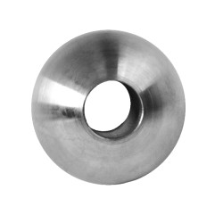 Guľa priechodná ø 30 mm na trubku ø 12 mm, brúsená AISI 304