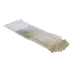 Sťahovacia páska/viazacia páska, natural, 100ks balenie, D:2.5 L:200
