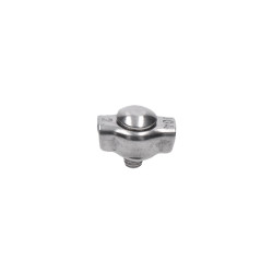 Lanková svorka - simplex pre nerezové lanko 2mm, brúsená nerez K320/ AISI304