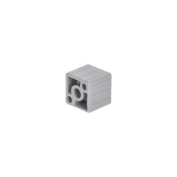 Plastová spojka - skrutkovací blok do profilu 25x25x2mm