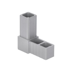 Plastová spojka - rohový kus do profilu 25x25x2mm