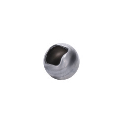 Guľa dutá ø 20mm, otvor 10x10mm, hrúbka steny 1mm