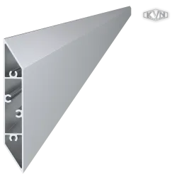 Profil na výplň 108x16mm, materiál EN AW-6060 T66, prírodný hliník bez povrchovej úpravy, cena za meter