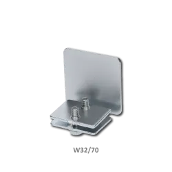 Pozinkovaná krytka pre C-profil 70x70x4mm samonosnej brány