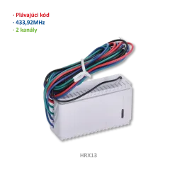 R5113 prijímač externý 2-kanalový, plávajúci kód (433.92MHz)