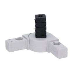Plastová spojka - 180° rohový kus do profilu 25x25x2mm