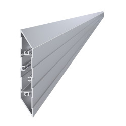 Profil na výplň 108x16mm, materiál EN AW-6060 T66, prírodný hliník bez povrchovej úpravy, cena za meter