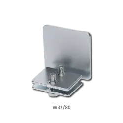 Pozinkovaná krytka pre C-profil 80x80x5mm samonosnej brány