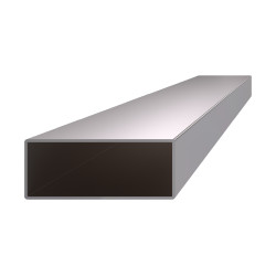 Profil 100 x 40 x 2 x 1000 mm, brúsená nerez AISI 304