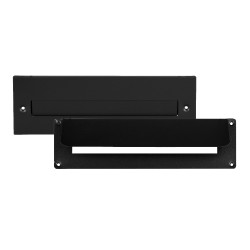 Schránkový vhod 275x90mm, čierny matný, max. formát listu: A4