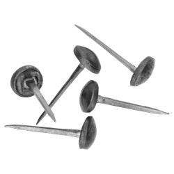 Ozdobný kovaný klinec, hlavička Ø 16x7mm, hrot 3x2x37mm, bez povrchovej úpravy