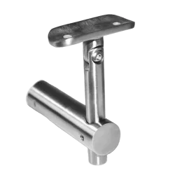 Držiak madla ø 42,4 mm na trubku s kĺbom, brúsená AISI 304
