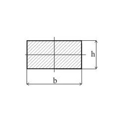 Tyč plochá 15x3mm, čierna S235, hladká 2000mm, cena za KUS