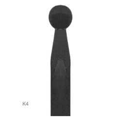 špic typu K4, štvorhran 14x14 hladký, dlžka 150mm