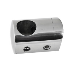 Držiak tyče ø 12 mm (P) na trubku ø 42,4 mm, AISI 304
