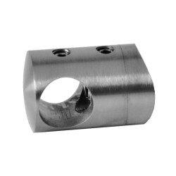 Držiak tyče ø 14 mm na trubku ø 48,3 mm, brúsená AISI 304