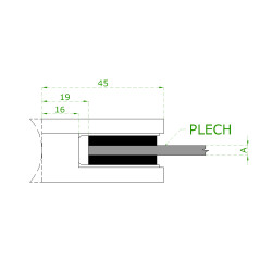 Gumičky pre plech 1,5 mm