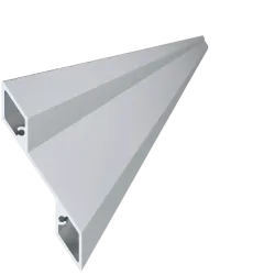 1,6 mm hrubý profil na výplň 115,2x24mm, materiál EN AW-6060 T66, prírodný hliník bez povrchovej úpravy, cena za meter