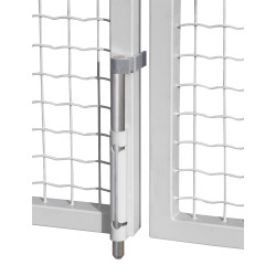 LOCINOX® VSA mechanický rígeľ Ø19 mm, hliníkový, na profil 40 mm a viac