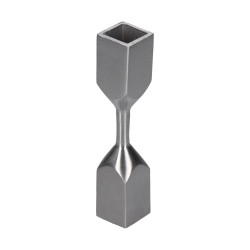 Spoj na ohnutie na tyč 12 x 12 mm, brúsená nerez AISI 304