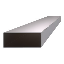 Profil 100 x 40 x 2 mm, brúsená nerez AISI 304