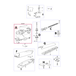 WGA05 kit - elektromotor pre WG5000 a WG4000, 220V